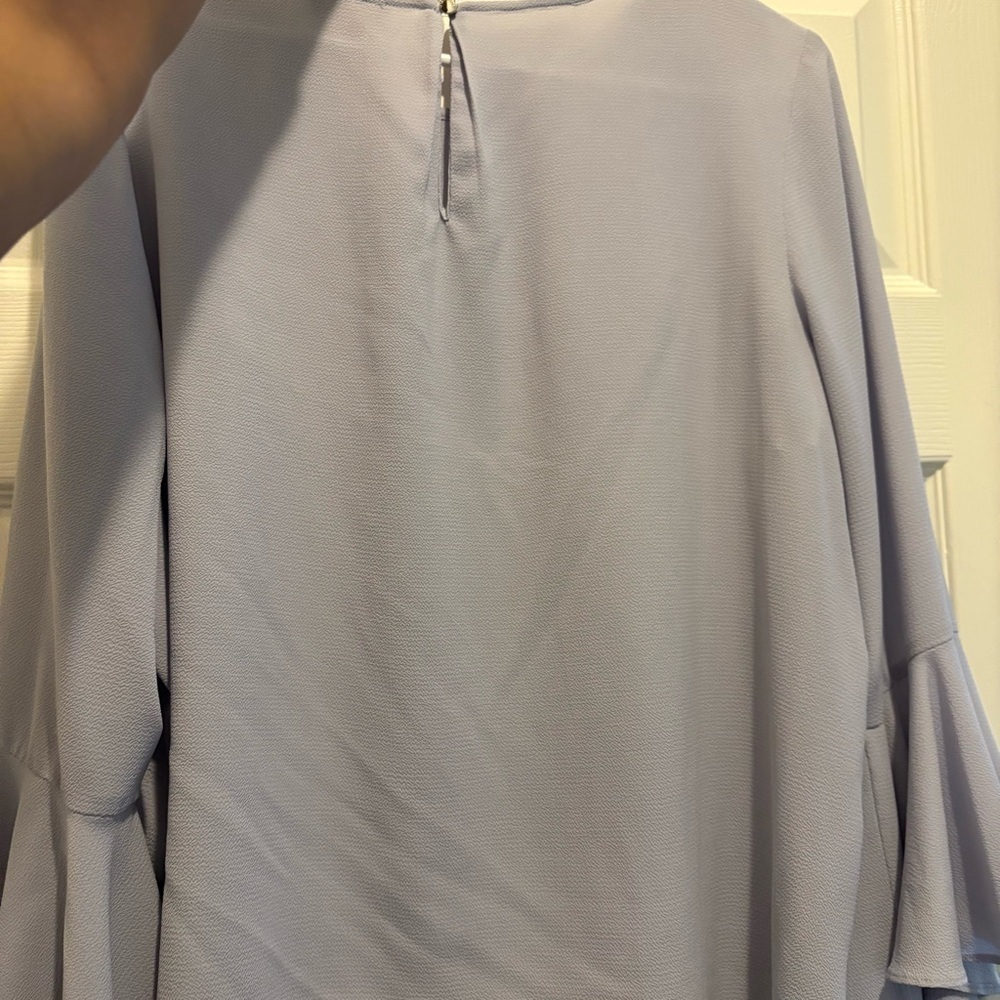 Vince Camuto Lavender Bell Sleeve Blouse - Picture 6 of 6